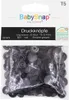BabySnap T5 Druckknöpfe (12,4mm) matt B06 dunkelbraun Produktbild-Vorschau 2