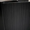 AX LIVING Schwarze Sideboard Benvie 104 cm – Glas & Produktbild-Vorschau 4