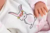 Bimba Babypuppe 63556 auf rosa Kissen 35cm Produktbild-Vorschau 2