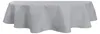 Tischdecke oval silber 135x180 cm Leinenoptik Lotuseffekt Produktbild-Vorschau 1