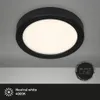 LED Deckenleuchte Deckenlampe Metall schwarz 16,5W dimmbar Produktbild-Vorschau 2