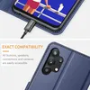 Samsung Galaxy A13 4G Handyhülle Blau Leder Tasche mit Produktbild-Vorschau 8