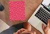 MuchoWow® Mauspad Mousepad Schneeflocke - Rot - Weiß - Produktbild-Vorschau 4