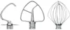 KitchenAid Rührwerkzeug Set Edelstahl Artisan 3-teilig, Produktbild-Vorschau 6
