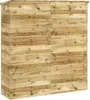 A wooden garden shed made of horizontal planks. Náhled obrázku produktu