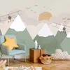 Muralo Vlies Fototapete für Kinder BERGE Flugzeuge Wolken Produktbild-Vorschau 5