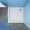 76x76x3cm Duschwanne Quadrat/Rechteck Duschtasse Kunststein Produktbild-Vorschau 3