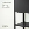 osoltus Pflanzkasten Raumteiler cube Black Schwarz Konsole Produktbild-Vorschau 6