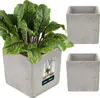 KOTARBAU® 2er Set Blumentopf Übertopf 11 x 11 cm aus Produktbild-Vorschau 1