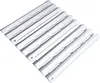 A set of metal grill heat plates arranged diagonally on a white background. Produktbild-Vorschau