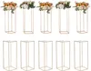 VEVOR 10er-Set Blumenhocker Eckig 28x28x80cm Blumenständer Produktbild-Vorschau 1