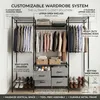 Porte-vêtements métallique pour charges lourdes, 150 x 40 x Voir les images du produit 6