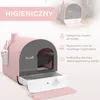Kuweta dla kota PawHut z pokrywką Kuweta dla kota z Podgląd zdjęcia produktu 3