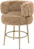 PTMD - Barhocker Hair - Braun - 67x64x94cm Produktbild-Vorschau 2