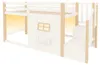 Kinder Hochbett mit Fenster, LED Leiter, Stauraum, Kiefer, Produktbild-Vorschau 12