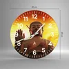 Wanduhr - Rund - Glasuhr - Buddha Stein Sonnenuntergang - Produktbild-Vorschau 3