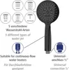 WENKO set doccia soffione con tubo doccia barra doccia Anteprima dell’immagine prodotto 5