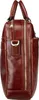 A side view of a brown leather briefcase. Produktbild-Vorschau