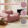 Pouf XXL pour adulte avec rembourrage en mousse, canapé de Voir les images du produit 2
