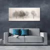 Acrylglasbilder 125x50 Wandbild Druck Schnee Bäume Produktbild-Vorschau 3