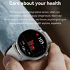 A person wearing a smartwatch that displays health data. Náhled obrázku produktu