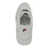 A top-down view of a white Fila sneaker. Produktbild-Vorschau
