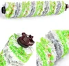 A vacuum cleaner brush roll and close-up views of its attachment. Produktbild-Vorschau