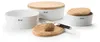 CONTINENTA Brot-Topf aus Keramik weiss mit Holzdeckel Produktbild-Vorschau 12