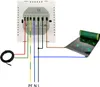Wiring diagram for a thermostat and underfloor heating system. Náhľad obrázku produktu