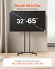 A TV stand with a TV mounted on it, shown in a room setting. Produktbild-Vorschau
