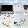 Weltflaggen-Aufkleber, 192 Stück, 6 Bögen, Vinyl, matt, für Reisen und Gepäck Produktbild-Vorschau