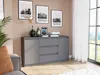 Komoda 140 cm zásuvky dveře skříňka FRAMIRE R-140-S3 Náhled obrázku produktu 2