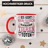 Trendation - Veganer Tasse Geschenk Es Gibt Kein Fleisch Produktbild-Vorschau 3