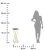 Howhomely Modern White Loft Style Plant Stand 70 cm - Náhled obrázku produktu 3