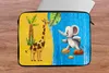 MuchoWow® Laptop Hülle 14 ZollElefant - Giraffe - Wasser Produktbild-Vorschau 4
