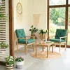4L Textil Stuhlauflagen UV-beständig Sitzkissen Gartenstuhl Produktbild-Vorschau 3