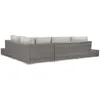 BEAUTYSOFA | FIRENZE Gartenlounge Ecksofa Dunkelgrau – Produktbild-Vorschau 9