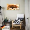 ARTland Leinwandbild Herbstbaum auf abstraktem Hintergrund Produktbild-Vorschau 5