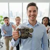 Dinosaurier-Kaffeebecher mit originellem Motiv – Lustige Produktbild-Vorschau 6