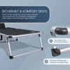 Sonnenliege klappbar – Leichte Gartenliege aus Aluminium Produktbild-Vorschau 2