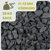 Kieselsteine Garten 11-22 mm 25 kg Zierkies Basalt Produktbild-Vorschau 2