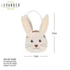 2er Set Hasenkorb Ostern Filz H30cm Grau Osterhase Produktbild-Vorschau 2