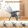 Ezebaby Hochstuhl Baby Klappbarer Kinderstuhl 6 Höhen Produktbild-Vorschau 4