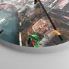 Wanduhr - Rund - Glasuhr - Boot Brücke Tourismus Venedig - Produktbild-Vorschau 5