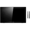 A digital drawing tablet and two styluses are shown against a white background. Produktbild-Vorschau