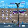 Story Stunt Scooter Bandit DOS Matt Neo 81cm - Robuuste Productafbeelding-voorbeeld 10