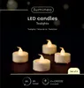 Luci LED con timer 3,6x3,6cm plastica bianca 4 pezzi Anteprima dell’immagine prodotto 1