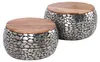 riess-ambiente Lot de 2 tables basses rondes STONE MOSAIC Voir les images du produit 14