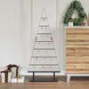 vidaXL Arbre de Noël en métal, noir, 125,5 cm, en acier Voir les images du produit 2