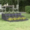 vidaXL Kvetináč Grey 78x78x27 cm Borovicový masív Náhľad obrázku produktu 2
